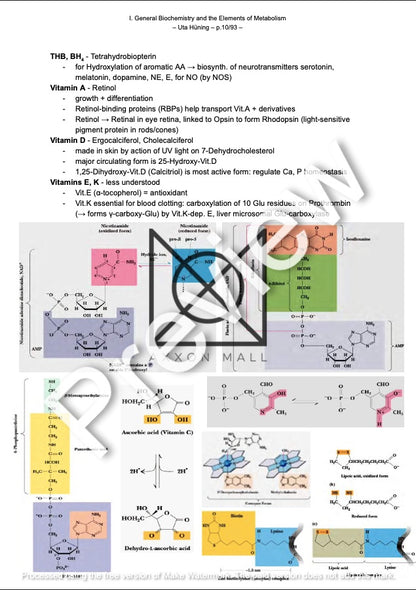 I. General Biochemistry and the Elements of Metabolism