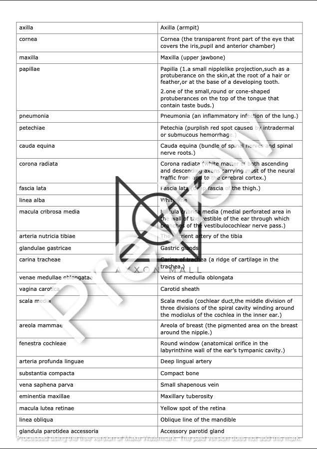 Complete Medical Terminology