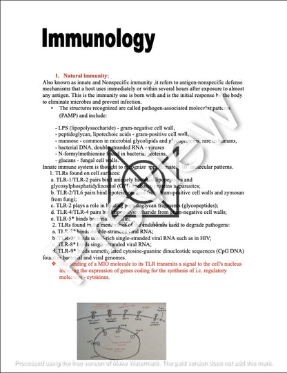Immunology Classroom Notes