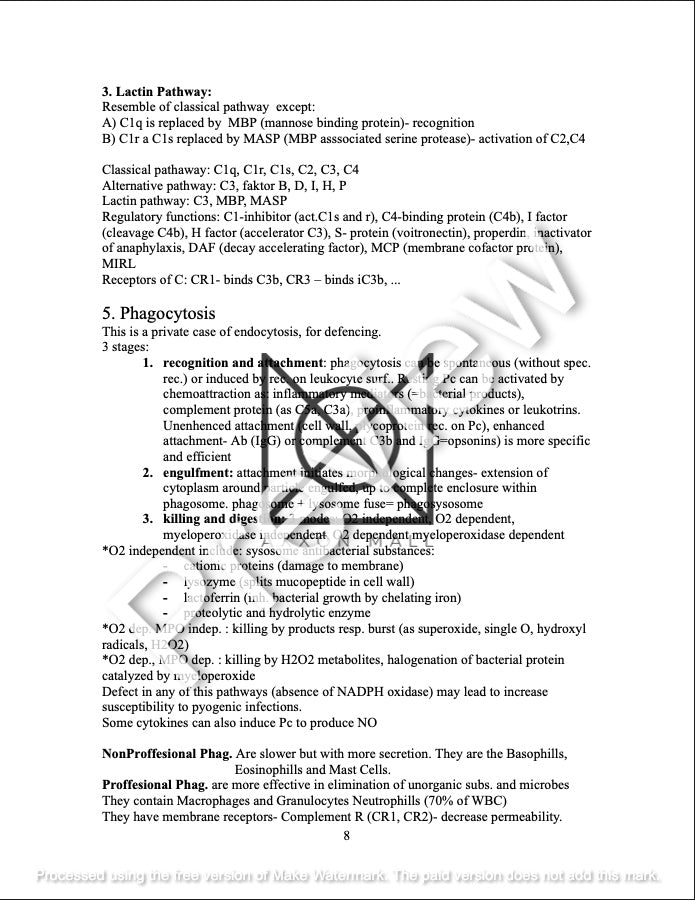 Immunology Classroom Notes