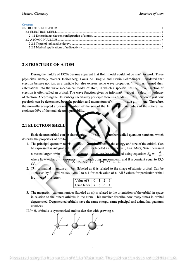 Medical Chemistry