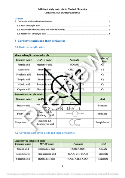 Medical Chemistry
