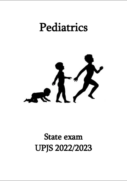 Paediatrics State Exam UPJS 2022/23