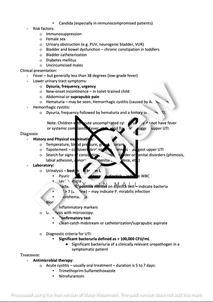 Paediatrics State Exam UPJS 2022/23